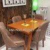 میز ناهارخوری چوبی 4 نفره شکلاتی