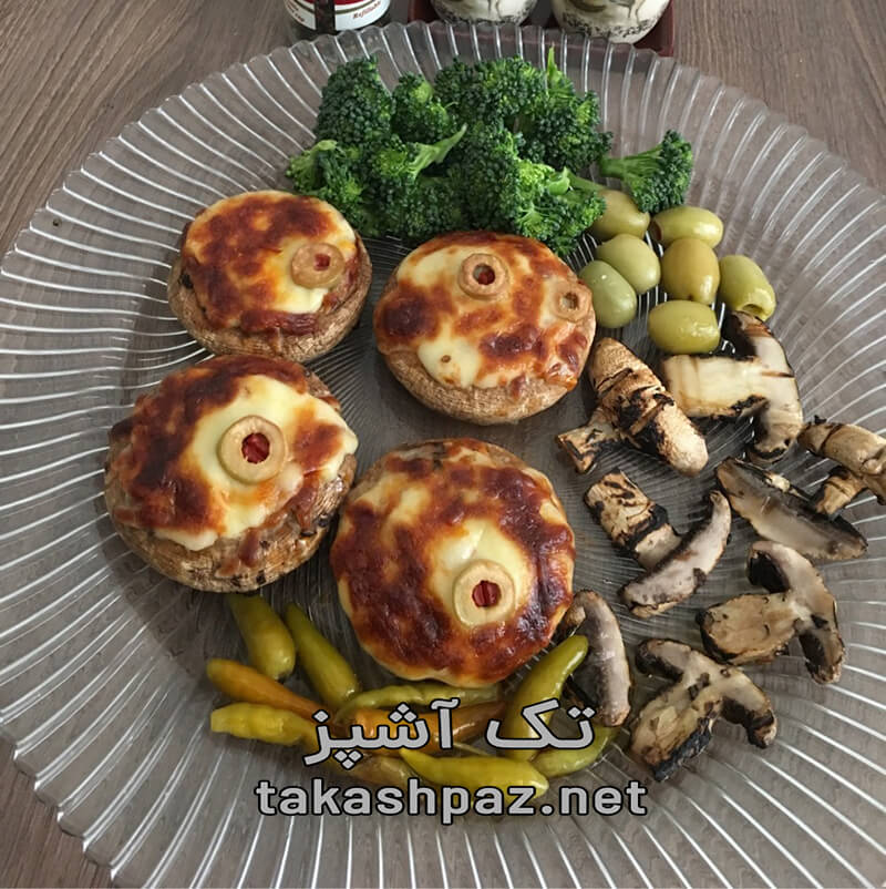 شام ساده و خوشمزه اردور با قارچ