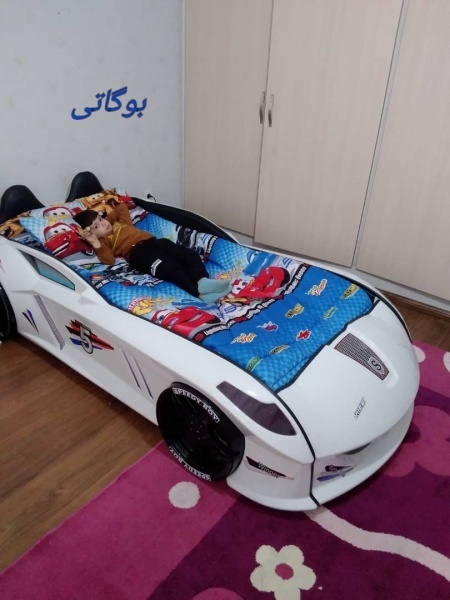 سرویس خواب طرح ماشین کودک