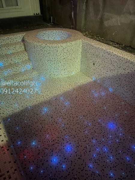 نورپردازی استخر ویلا