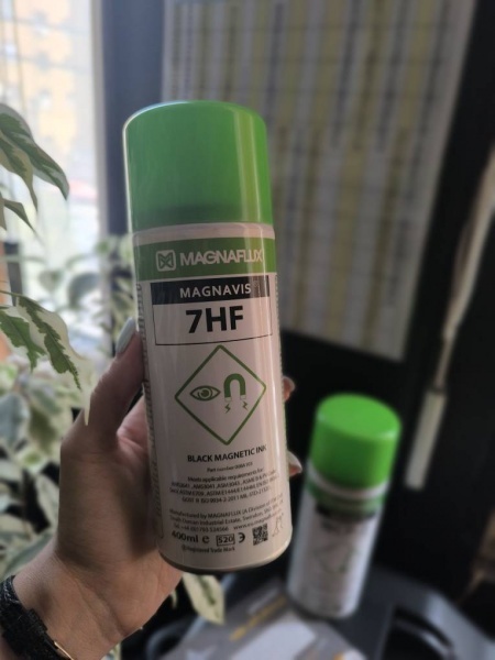 اسپری ink ذرات مغناطیسی برند MAGNAFLUX( هندی) کد 7