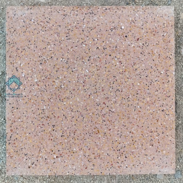 موزاییک زمینه پرتقالی سنگ ریز