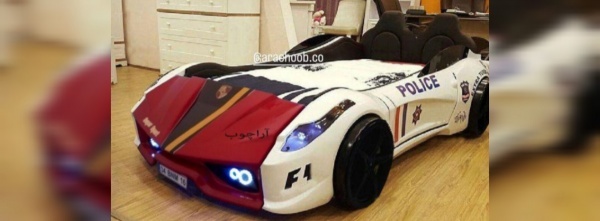 تخت خواب طرح ماشین مدل تسلا